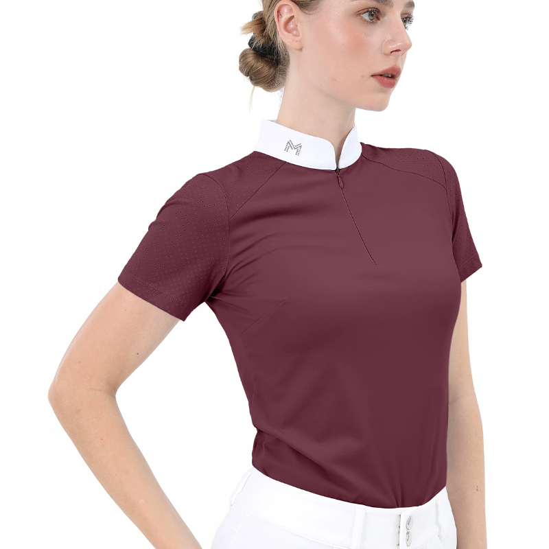 Female Professional Short Slee - Polo Shirt Equestrian 评论和价格