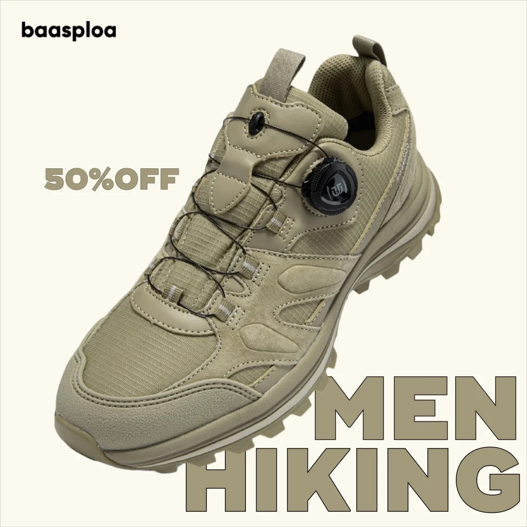 Baasploa Men Hiking Shoes Leat - Climbing Shoe Beginner 评论和价格